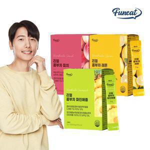 [특가] 무설탕 발효탄산 퍼니트 리얼 콤부차 3종 파인애플/레몬/복숭아 5g*30포