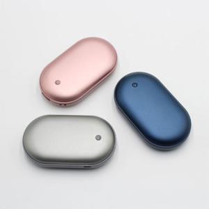 양면발열 USB충전 더블 핸디 휴대용 손난로 겸 보조배터리 5000mAh