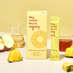 에스 사이더 비니거 애플파인 15ml x 15포