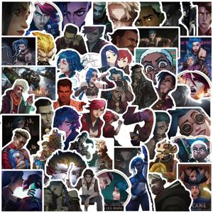 50PCS 만화 애니메이션 신비한 게임 스티커 데칼 for iPad 자동차 오토바이 워터 컵 어린이 장난감 수하물 및 컴퓨터