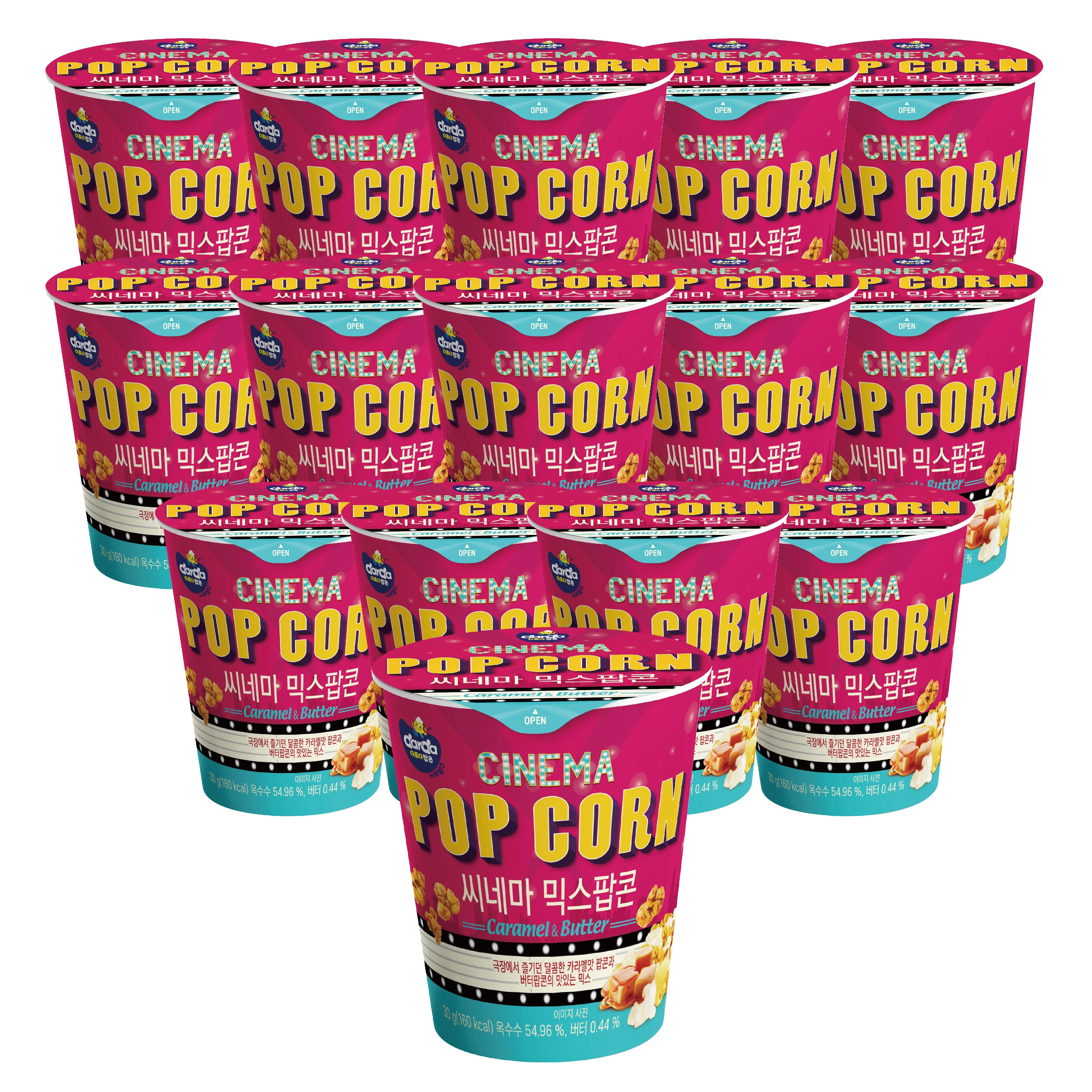 커널스 시네마 믹스 팝콘 30g x 15개입 x 2박스(총 30개입)