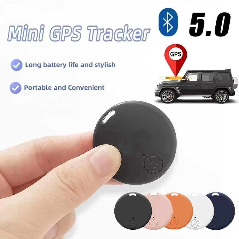 새로운 미니 GPS 트래커 블루투스 5.0 분실 방지 GPS 장치 자동차 추적 IOS 안드로이드 스마트 파인더 위치 추적기 액세서리 2025