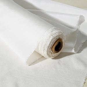 자연 오프 화이트 Undyed 100% 실크 Habutai Pag 패브릭 순수 실크 투명 6mm Pongee 패브릭 DIY 그림 및 염색 사용