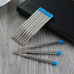 10Pcs 볼펜 잉크 리필 학교 학생 Office 편지지 용품에 대 한 자기 방어 전술 펜 교체 리필