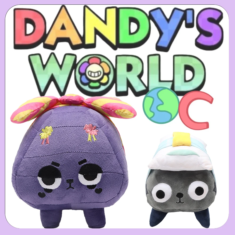 25cm Dandy's World 플러시 스타 타임 조약돌 플러시 장난감 게임 주변 그림 조약돌 인형 생일 선물 어린이 방 장식을위한 장난감