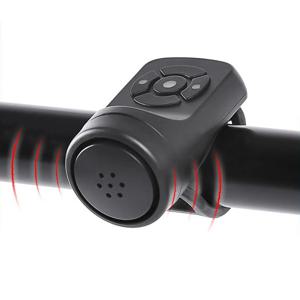 전기 자전거 경적 벨 USB 충전 자전거 초강력 벨 120dB 큰 소리 라이딩 경적 알람 안전 라이딩 장비 도난 경보기