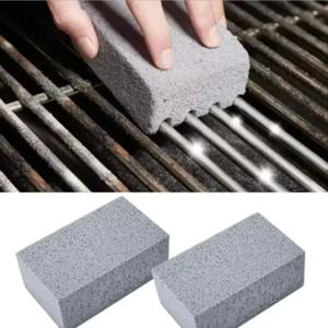 이 BBQ 그릴 청소 브러시 ​​브릭으로 쉽게 바베큐 그릴을 청소해보세요!