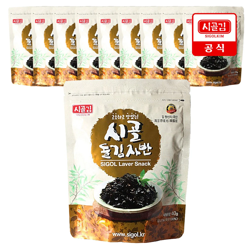시골 돌김자반 40g 10봉