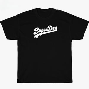 New Superdry 로고 블랙 _ 네이비 _ 스포츠 그레이 남성 티셔츠 M-4XL 하이 엔드 럭셔리는 남성과 여성 모두를 위한 탑 Y2k