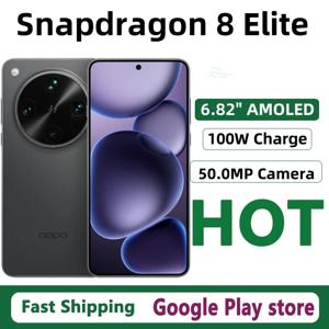 중국 버전 Oppo 찾기 X8 Ultra Snapdragon 8 Elite 6.82 인치 AMOLED 120Hz 50MP OIS 6100mAh 100W Supervooc 50W 무선 NFC OTA