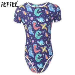 남성용 원피스 Romper Pajama Bodysuit Leotard 귀여운 프린트 기저귀 Teddy Rompers Unitard Nightwear Tops Pajama Romper 수영복