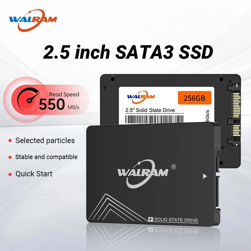 Walram 2.5 SATA 3 SSD 120GB 128GB 240GB 256GB 하드 디스크 1TB 512GB 480GB SATA3 솔리드 스테이트 드라이브 노트북 PC 데스크탑 용 1 테라바이트 HDD