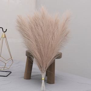 15 개 Tenvity 홈 웨딩용 팜파스 잔디 인공 꽃 꽃다발, 크리스마스 꽃병 장식, DIY 파티 침실, 가짜 갈대 식물