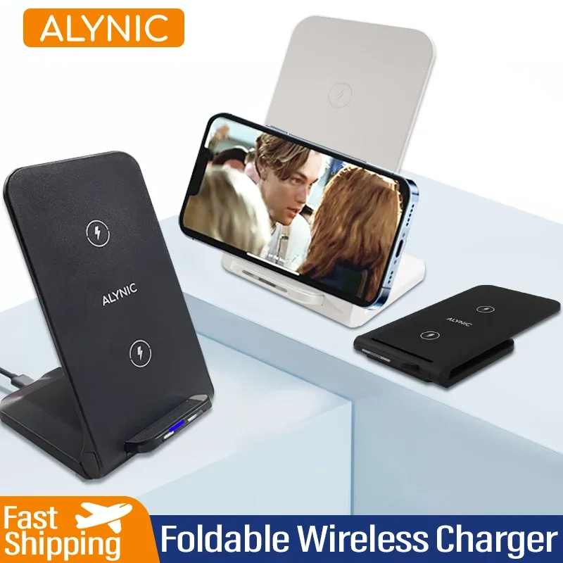 iPhone 11 12 13 14 15 16 X Pro Max 용 무선 충전기 데스크탑 스탠드 Samsung S24 S23 S22 Xiaomi 고속 무선 충전 스테이션