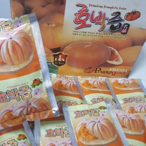 [푸디앤 ] 통째로 갈아 넣은 맷돌 호박즙 125ml 50포 / HACCP 인증 무방부제 무색소 정제수 무첨가