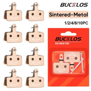 BUCKLOS 소결 금속 자전거 브레이크 패드, MTB 유압 디스크 브레이크 패드, 시마노 MT200 M535 용 B01S B05S 로드 바이크 브레이크 부품