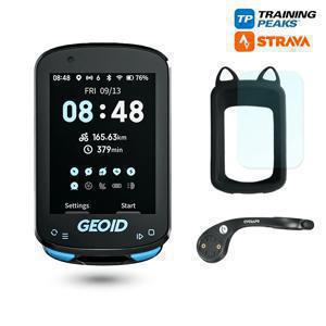 GEOID CC600 컬러 스크린 자전거 컴퓨터 스마트 내비게이션, GPS 무선 자전거 속도계, 와이파이 ANT, 11 개 언어 사이클링 주행 거리계
