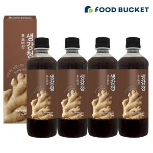 푸드버킷 생강청 생강차 생강진액 4박스
