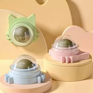 1PCS Catnip Lollipop 고양이 간식 벽 디자인 치과 치료 신선한 호흡 고양이 간식 에너지 볼 위 보호 애완 동물 용품