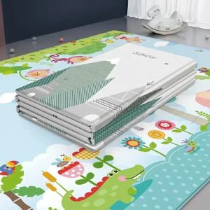 새로운 방수 아기 놀이 매트 룸 데코 접이식 유아용 크롤링 매트 선물 양면 아동용 러그 부드러운 폼 카펫 러그 어린이 방