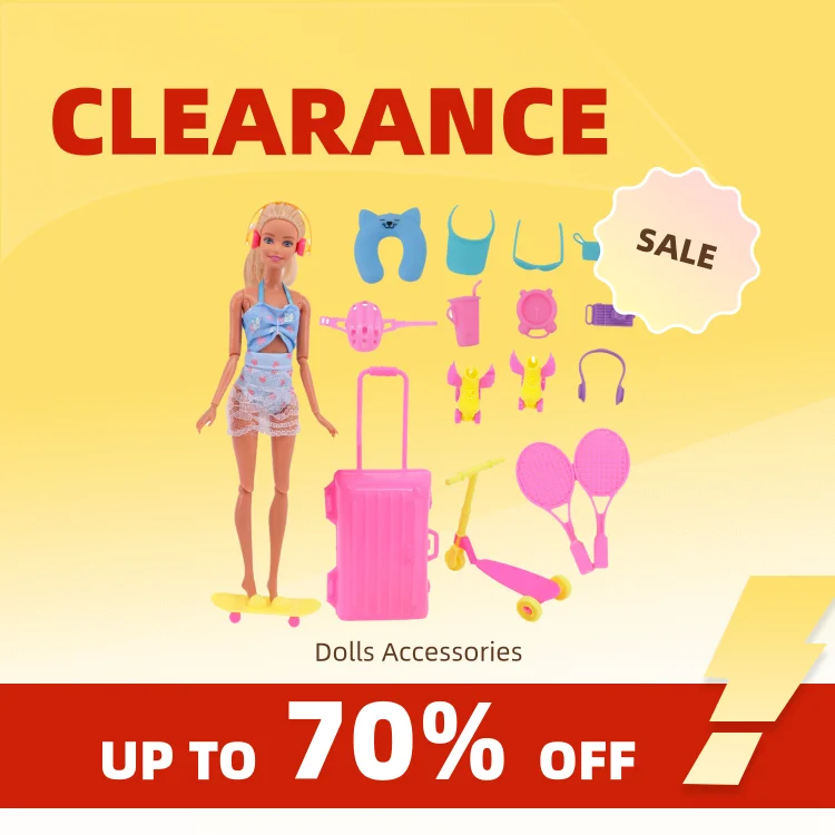 Clearance_35 조각 인형 옷 신발 여행 생활 액세서리 11.5 인치 및 30Cm Bjd 인형, 소녀 용 장난감, 인형 Acc에 적합