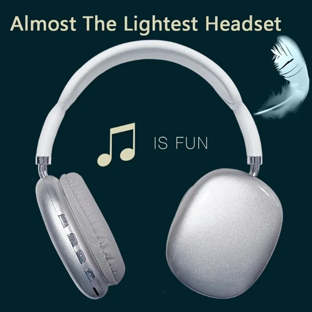 새로운 P9 무선 블루투스 헤드폰 소음 차단 마이크 포드 오버 이어 스포츠 게임용 헤드셋(애플용)