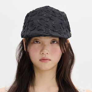 플랫 헌팅캡 - 블랙