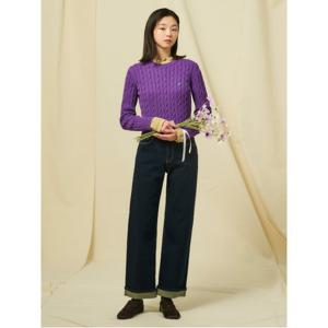 [25SS]스트레이트 생지 데님 팬츠  네이비 (BF5121C03R)