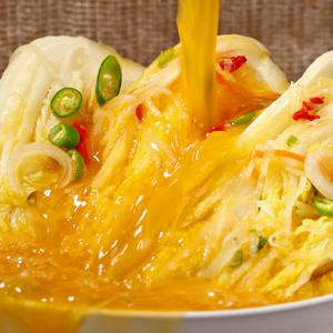 셰프애찬 단호박 백김치 1kg/팩