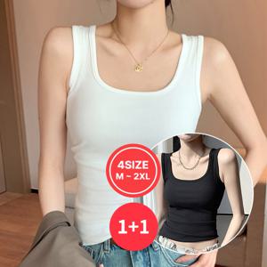 [브리치] 나바바 /  1 + 1상품  심플 데일리 이너 민소매티 NT2396/ 4사이즈