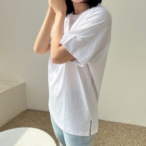 [브리치]  / 1 + 1 여성 20수 실켓 루즈핏반팔 나그랑티