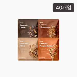 [대용량 실속팩] 꼬박꼬밥 수제 그래놀라 250g 4종 4박스