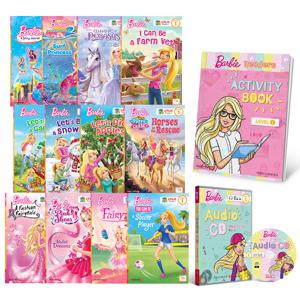 [세이펜BOOK] Barbie Readers 바비 리더스 레벨 1 : 리더스북 12권 + 오디오 CD 1장 + 액티비티