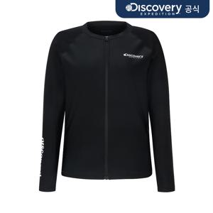 여성 핫썸머 루즈핏 풀집업 래쉬가드 (L/BLACK)   DWSW68043-BKL