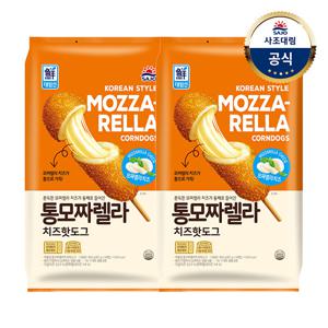 대림냉동 통모짜렐라치즈핫도그 400g(80gx5) 2개