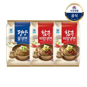 사조 대림선 함흥비빔냉면 422g 2개 + 대림선 평양물냉면 970g 1개