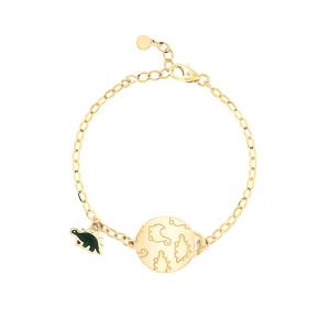 [GB] 키즈&베이비 공룡 미아방지 14K GOLD 팔찌 LWB24043G