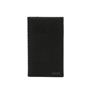 [닥스핸드백] DBWA5E210BK 블랙 체크 소가죽 장지갑
