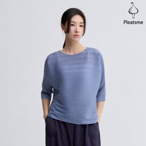 [최초가 158000원] 그레인 플리츠 돌먼 7부 티셔츠_EPTSM025019