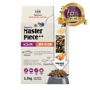 닥터소프트 명작 시그니처 황태 전견용1.2kg + 바른 육포 1개 덤
