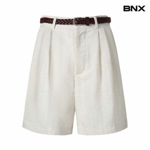 정상가:59,000원 ㅣ 벨티드 데일리 핀턱 숏 팬츠 (BX2PT013L0)