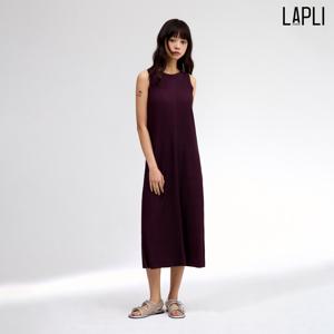 [최초가 119000원] 백 슬릿 슬리브리스 롱 원피스_LPOPM125007