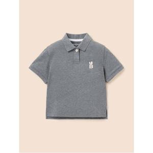BEANPOLE KIDS [시즌오프10%][Essential] 여아 피케 칼라 반팔 티셔츠  애쉬 (BI5242GE44) (BI5242GE44)