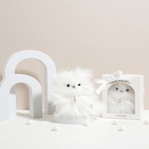뉴욕 액세서리 [[24FW]] JAHO4F556WT [목걸이탈부착] 화이트 고양이 인형 키링