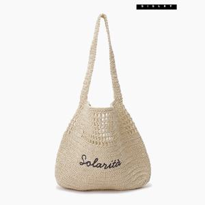 라탄 레터링 자수 빅 백 SCBG32431