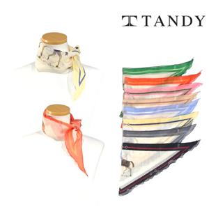 TANDY 삼각 홀스 시원한소재 스카프 &미니펄 스카프 1+1 세트