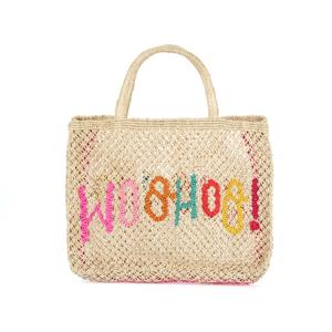 'Woohoo!' Small Bag - Natural and multi