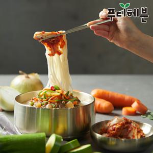 쫄깃 탱글 구수한 사골 명동 칼국수 5인분(면1kg+사골스프5개)