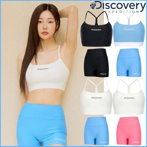 디스커버리 여성 스트랩 래쉬가드 브라탑 비키니하의 세트 DWSWB1043,DWSBB1043