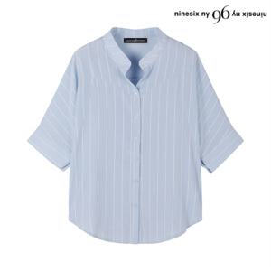정상가:69,000원 | 헨리넥 스트라이프 가오리핏 블라우스 (NO2BA038L0)